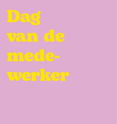 Dag van de medewerker